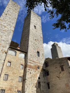 stone towers in San Gimignao